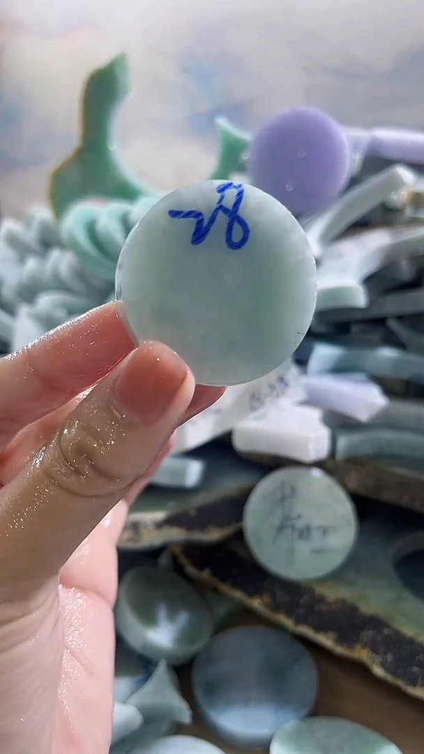 颈饰未镶嵌翡翠翡翠缅甸翡翠A货钟3174