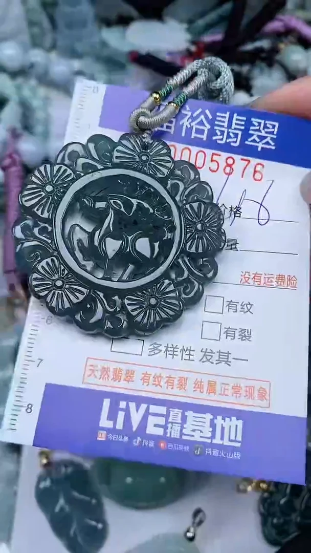 翡翠未镶嵌颈饰...0005876