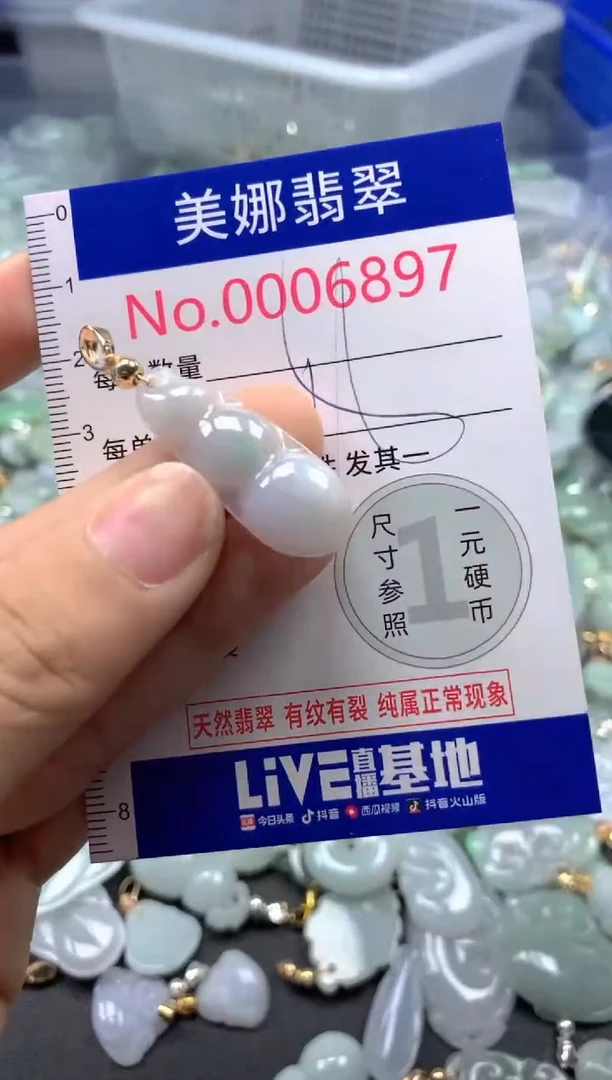 颈饰未镶嵌翡翠6897