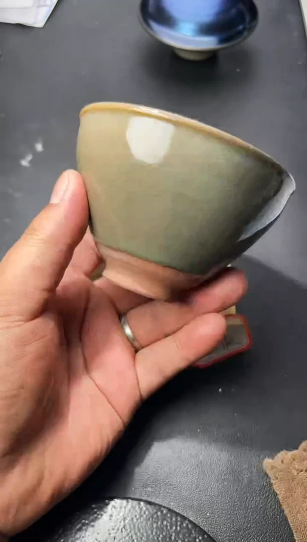 茶盏79（微瑕）叶紫建盏