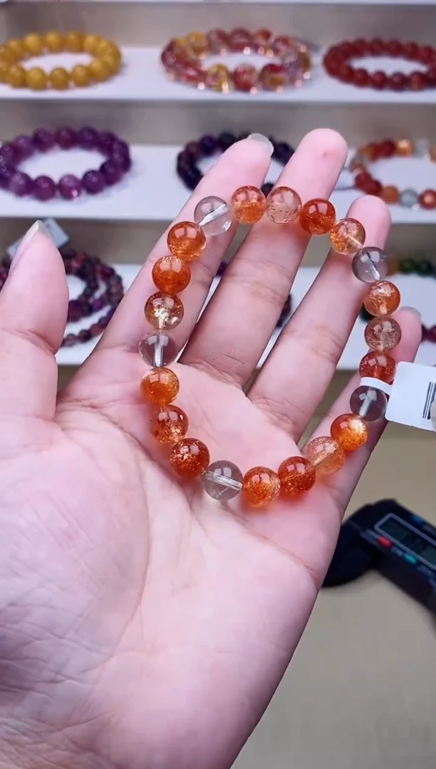 未镶嵌手链日光石阿鲁沙8m+