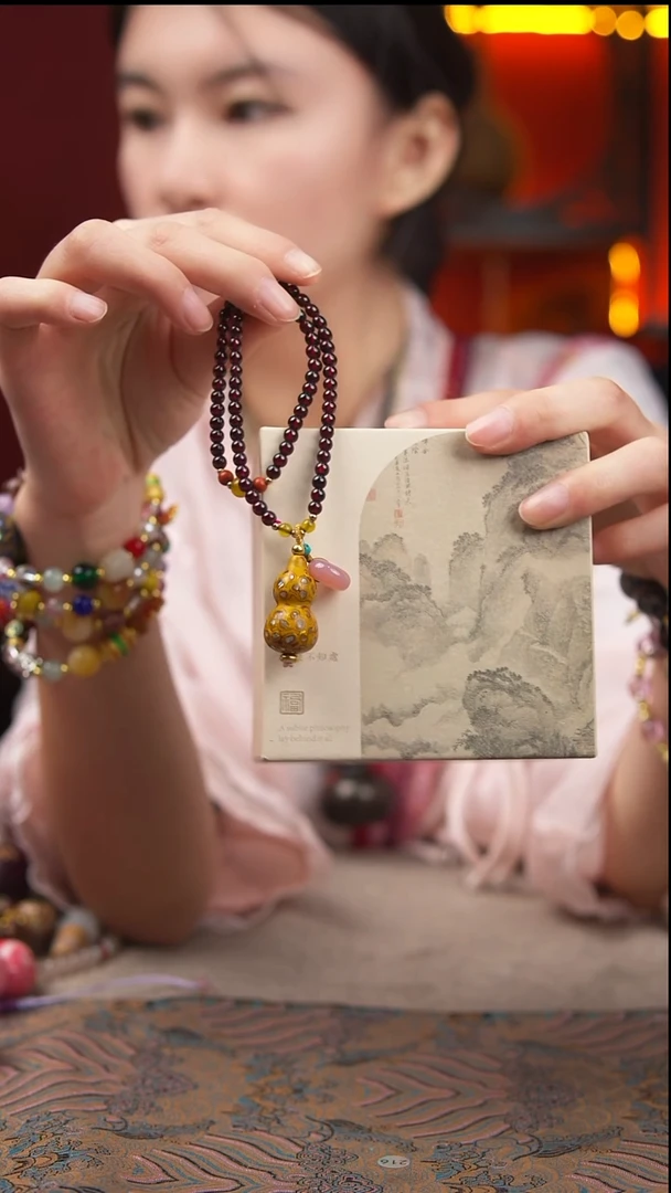 带礼盒玖澄文创漆艺葫芦国风配饰葫芦系列