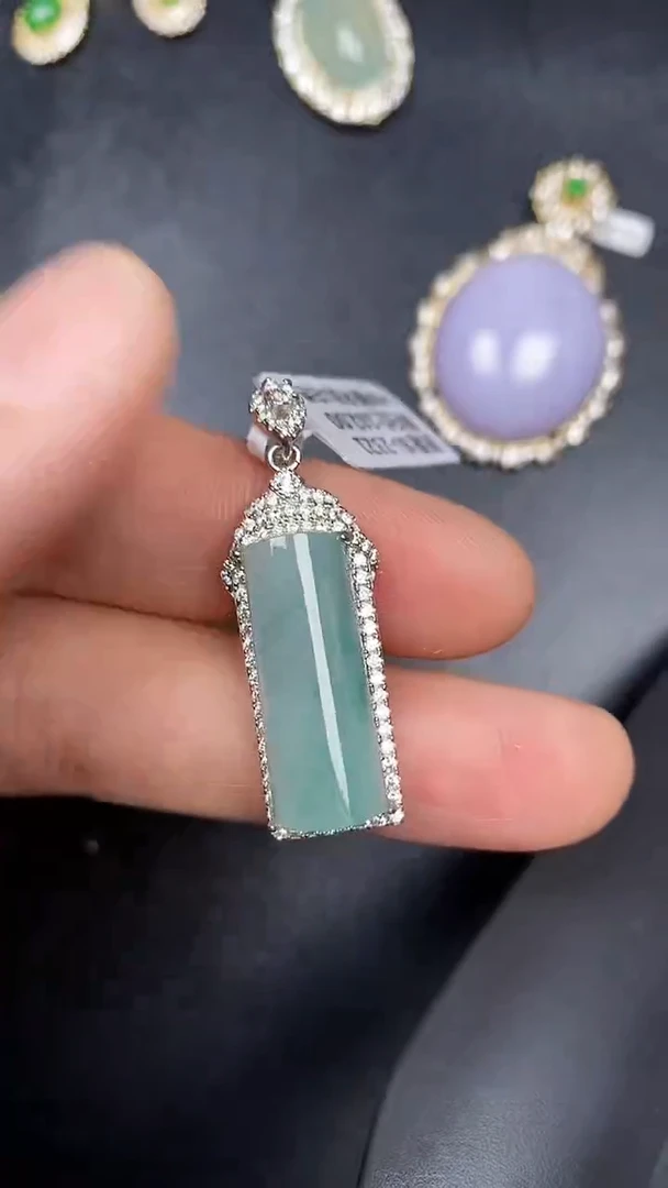 银S925镶嵌戒指翡翠3640