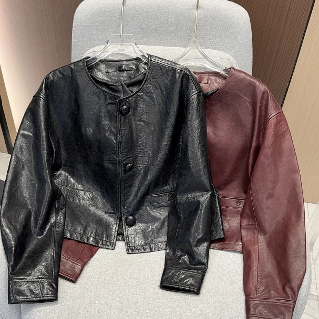 PINSHANGXIBAO/品尚喜宝上衣宽松百搭绵羊皮外套 58061