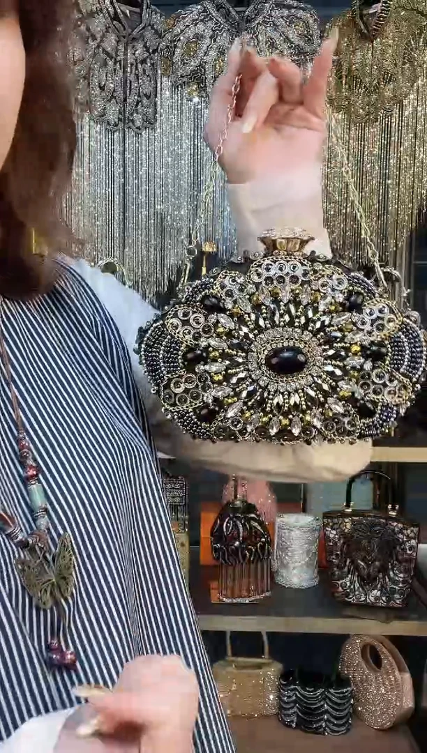 织物织物珠韵恒泽重工串珠包