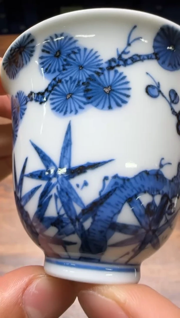 邵春霞 松竹梅直口小杯