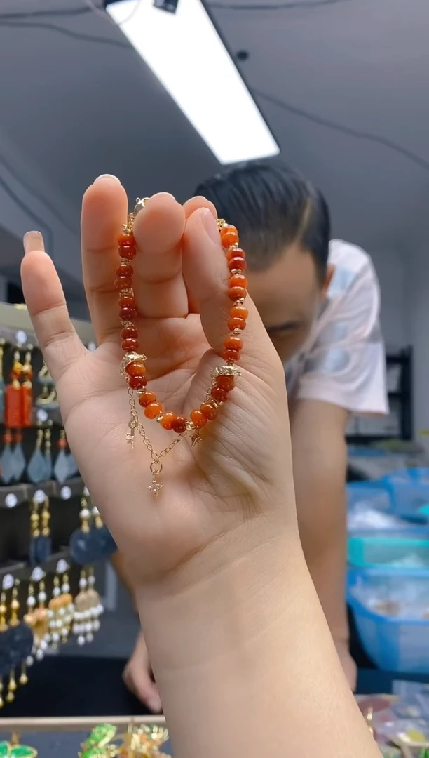 【闪购商品】翡翠耳饰合金0129翡翠手链