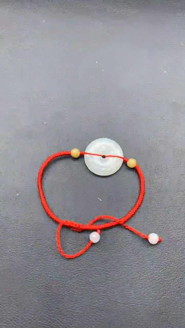 未镶嵌手绳翡翠平安扣