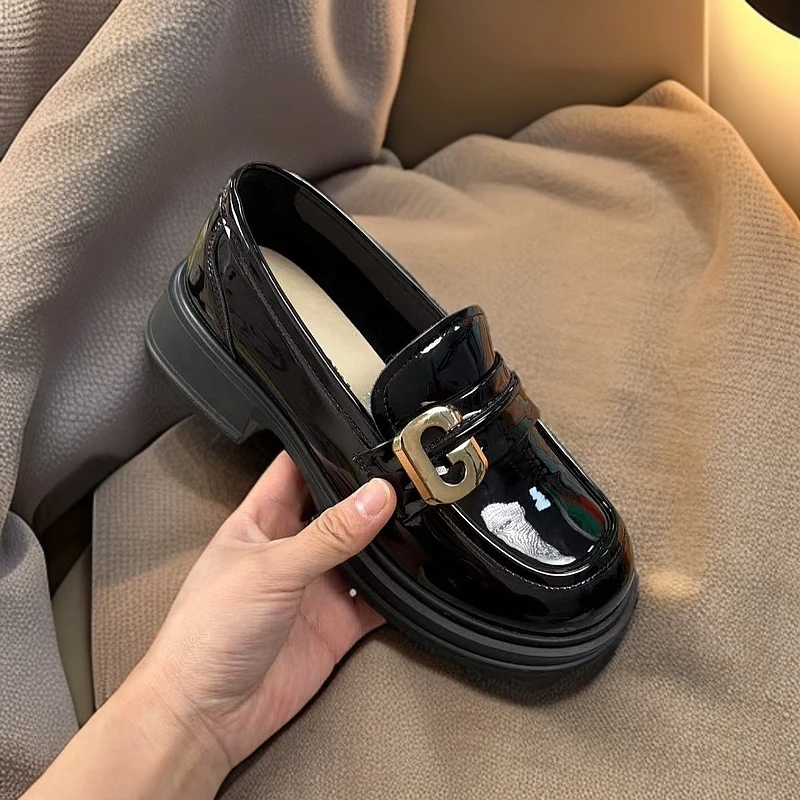 2095-C2-时尚百搭2025春季新款单鞋女式小皮鞋