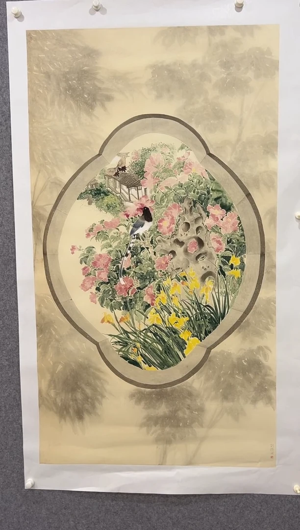 国画邹训精-16平尺-国画作品-GGyz