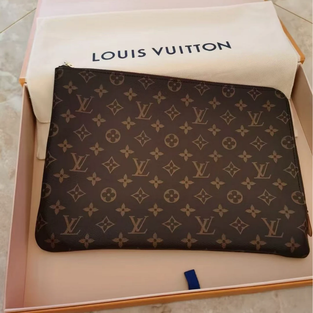 95新 LouisVuitton/路易威登 坤球奢选 lv薄款文件夹包