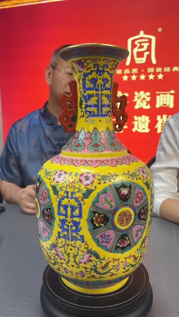 摆件瓷立方-官窑瓷画院487