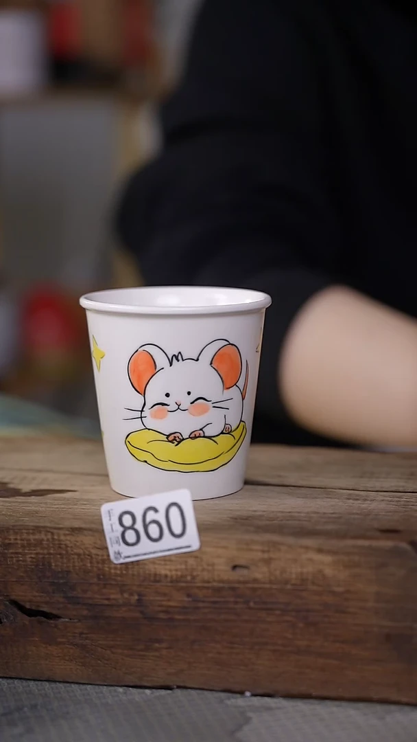 【闪购商品】瓷片福利！十二生肖手握杯