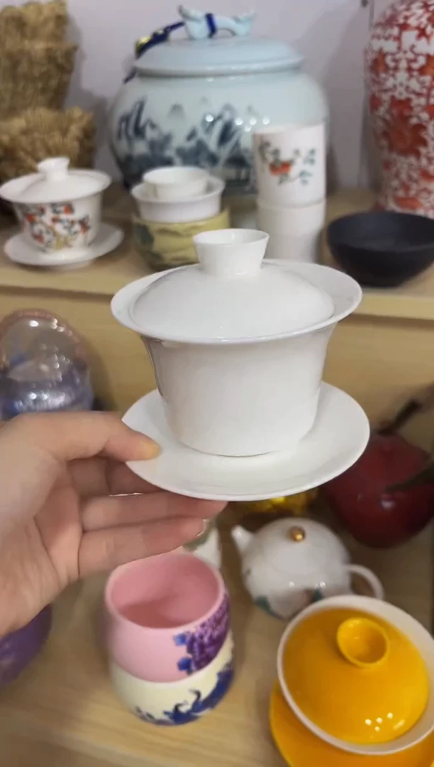 陶瓷茶具摆件旅行套组