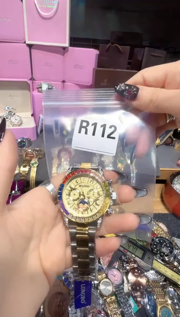 石英机芯不锈钢不锈钢直播定闪专用