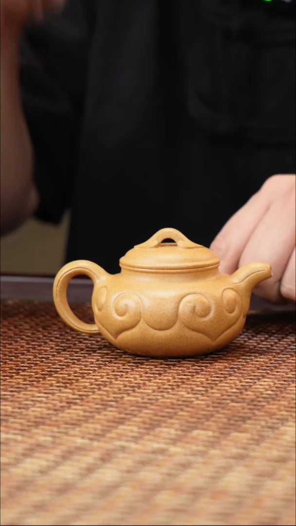 茶壶紫砂汀禾紫砂仿古如意