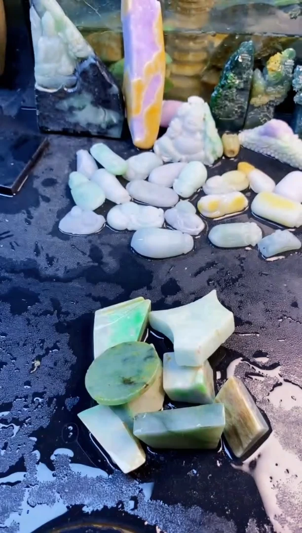 颈饰未镶嵌翡翠天然翡翠182