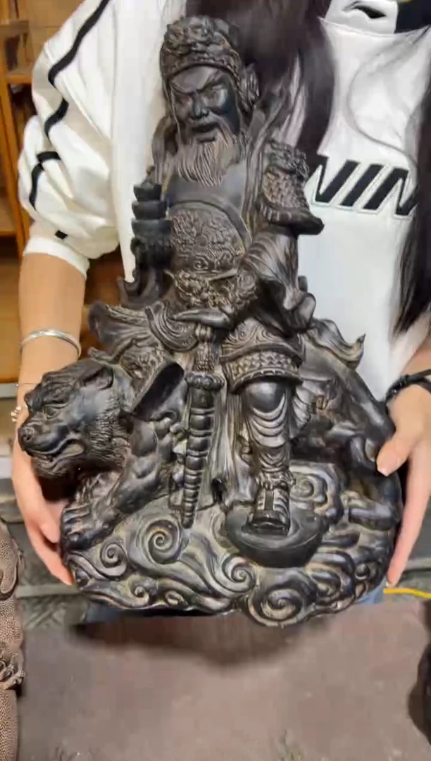 陶土【合成青石】财神驾到