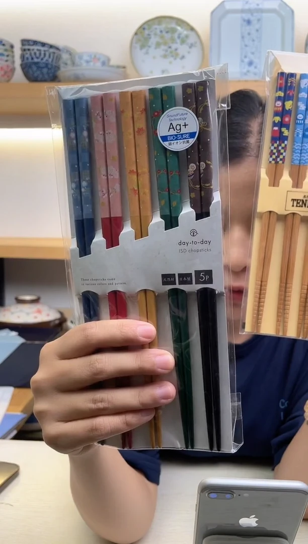 瓷片花历5组(木筷)