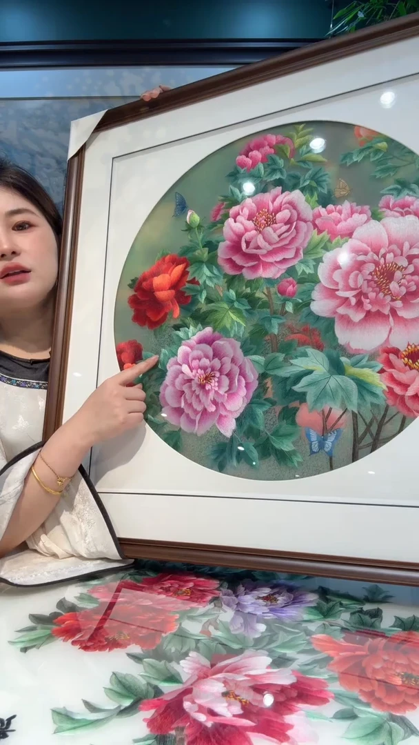 刺绣非遗苏绣手工刺绣单面绣