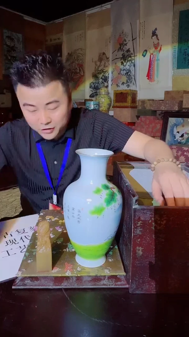 瓷片景德镇现代陶瓷 流水62
