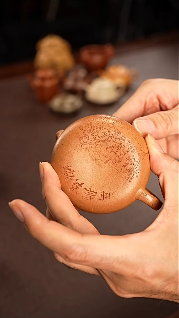 茶壶紫砂万事如意小寒江90cc