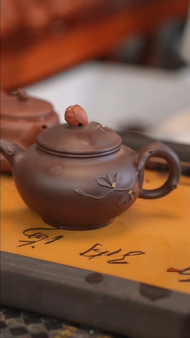 茶壶紫砂原矿手工制作