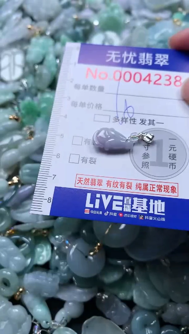 颈饰未镶嵌翡翠4238