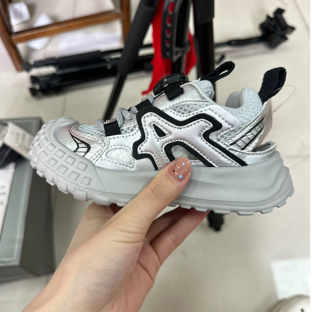 2519高端舒适夏款凉鞋银色（温州童鞋）