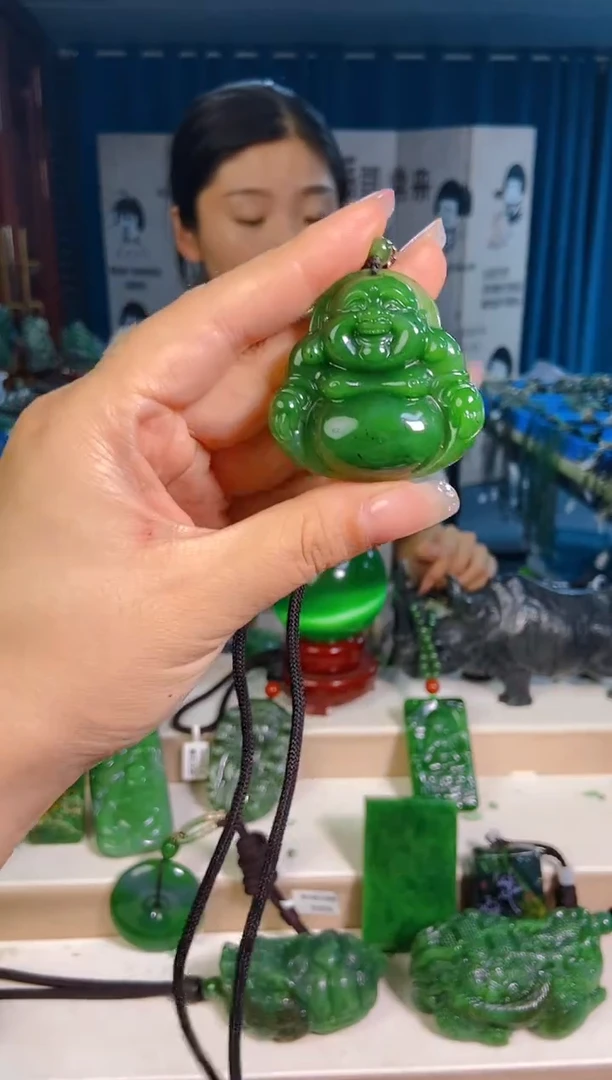 和田玉未镶嵌挂件1