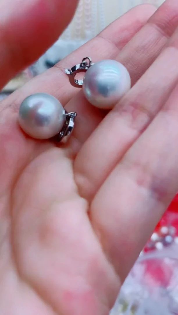 淡水珍珠银S925镶嵌吊坠(不含链)吊坠多样性发其一