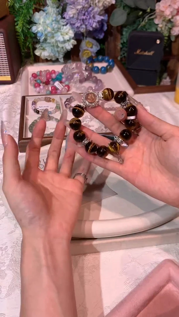 合金手串水晶868 天然水晶手串 多样性发货