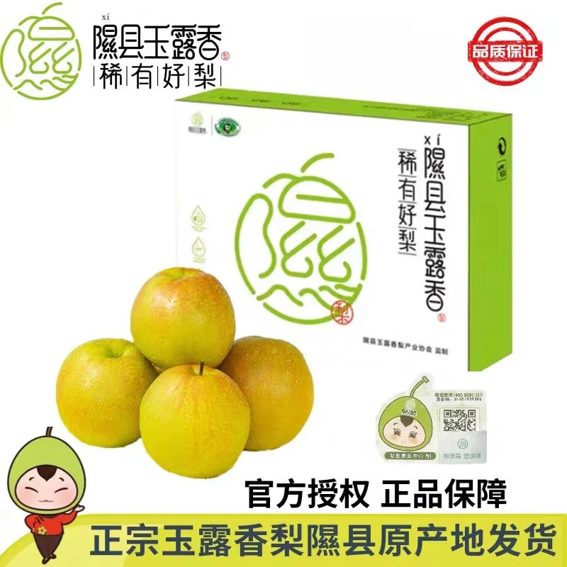 山西正宗玉露香梨新鲜皮薄核小汁水多甘甜香酥爽口脆2/4.5/9斤