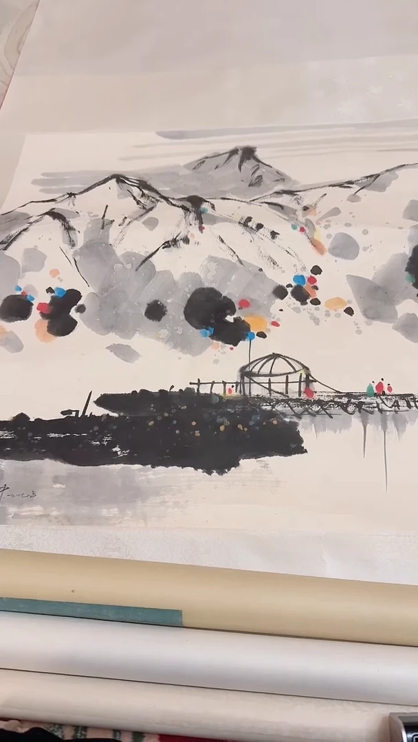 12-14-27吴老师4平尺国画轴