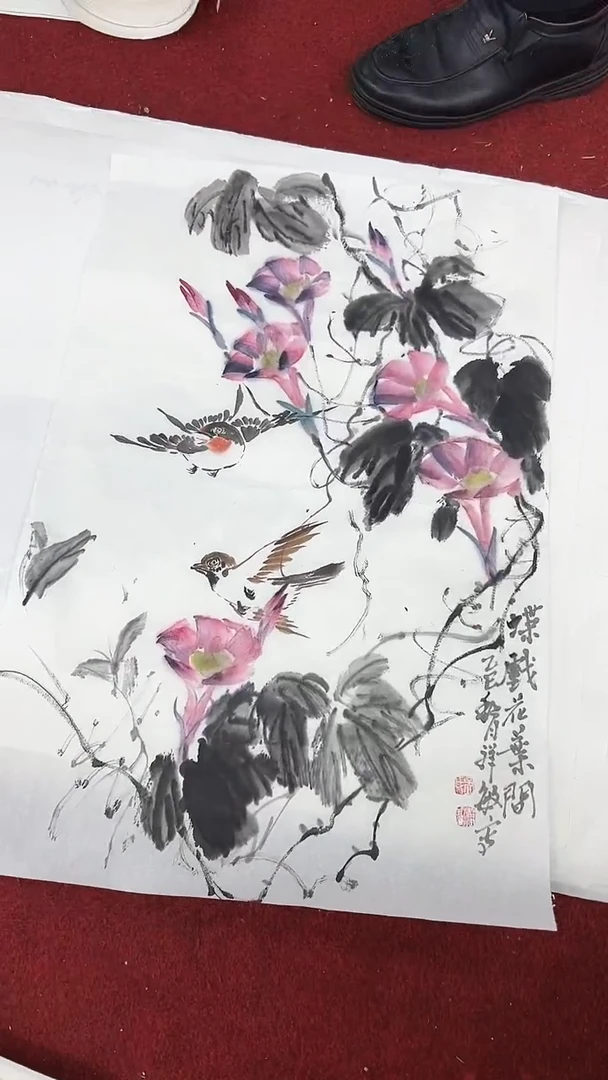 国画孟祥敏/国画/花鸟