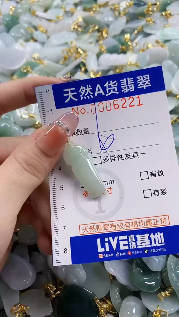 颈饰未镶嵌翡翠天然A货翡翠