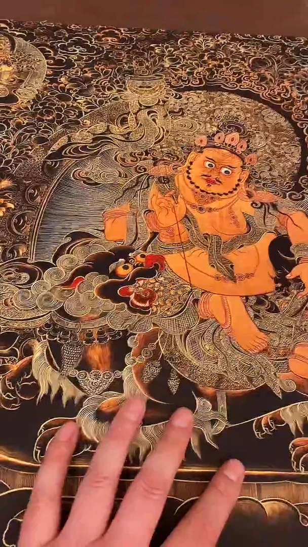 装裱画精美唐卡tk16117