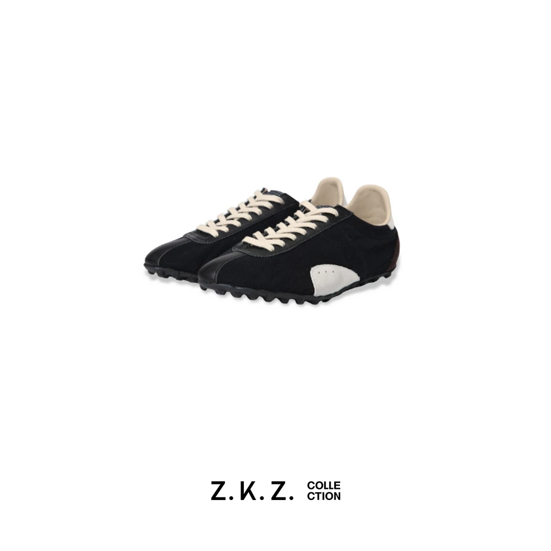 「蓝调」圆头低帮阿甘鞋