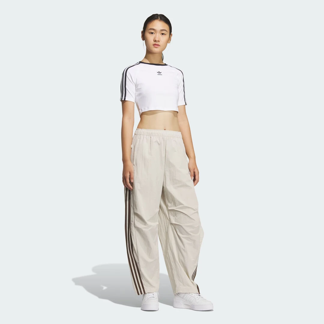 adidas/阿迪达斯条纹款速干夏季休闲舒适长裤 KS3325