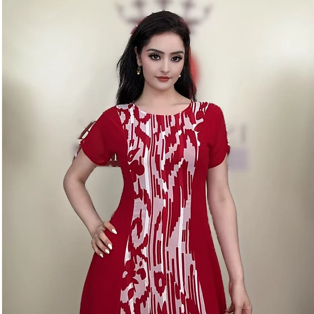 【皇后1】isilhanish ｜2025最新款夏季艾特莱斯宽松大码连衣裙80626