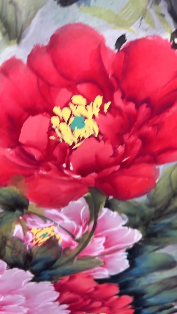 【闪购商品】国画纪志华老师作品赠印屏+书法