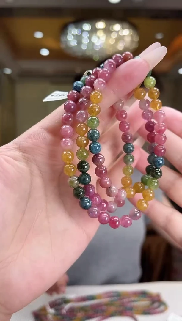 /未镶嵌碧玺6mm+多圈多样性发货