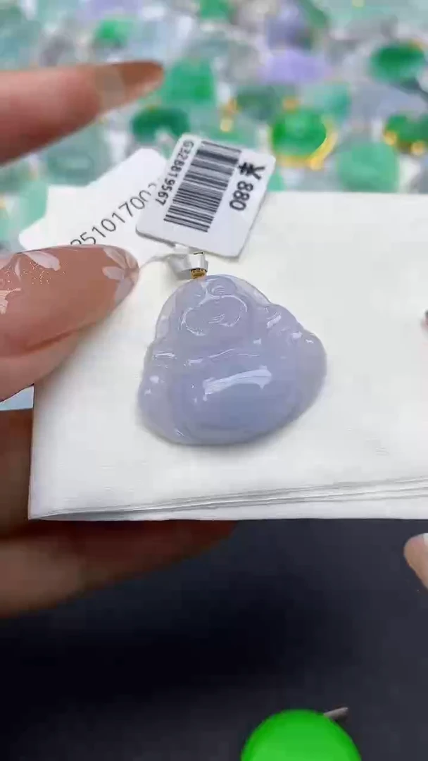 颈饰未镶嵌翡翠A货假一赔三支持复检百元上九元证书费自理