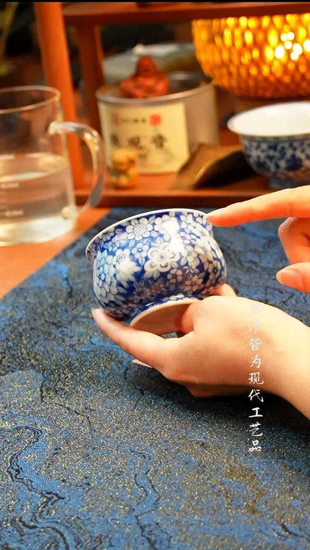 景德镇玉田慕古万花单杯