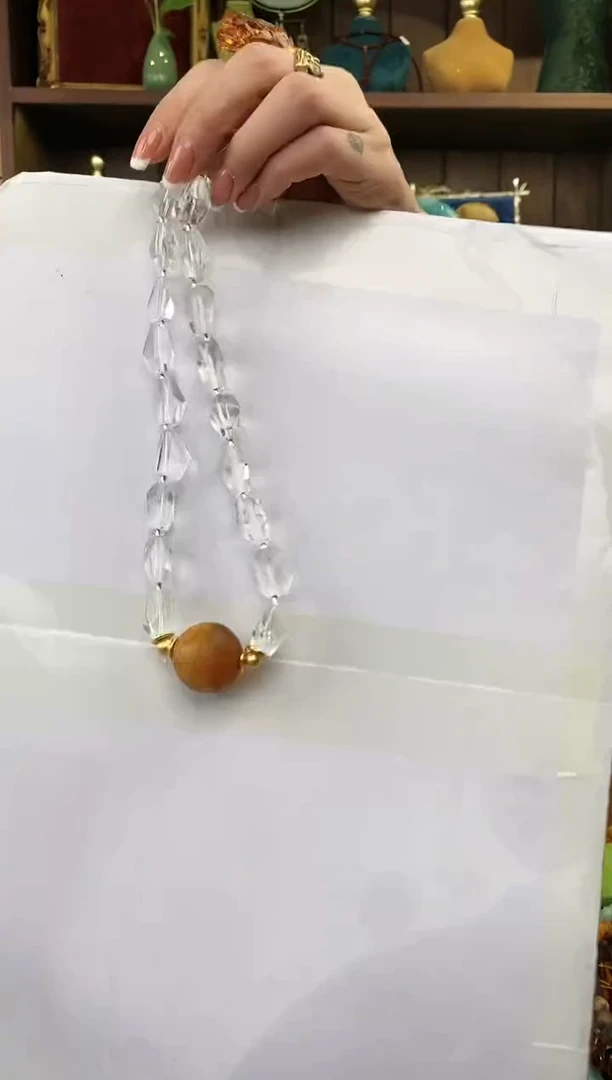 未镶嵌颈饰水晶多样性发一