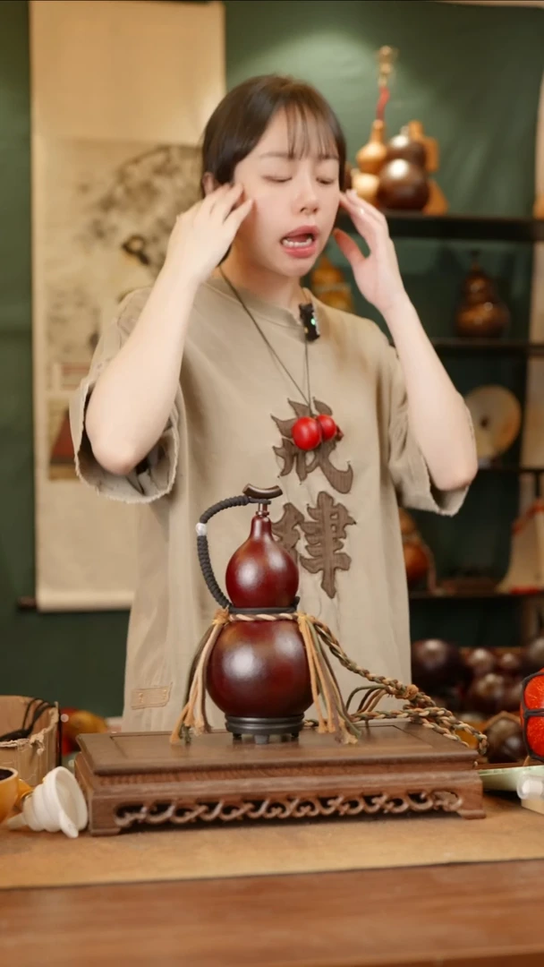 140号精品天然大漆酒葫芦一物一拍~