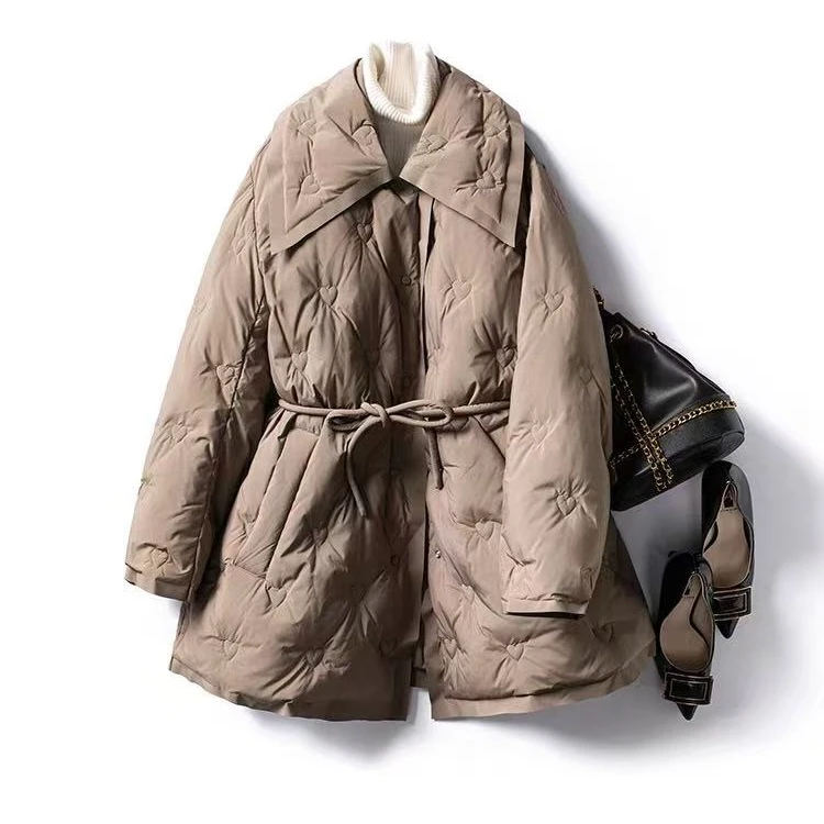 1230款江南版别致爱心时尚羽绒服