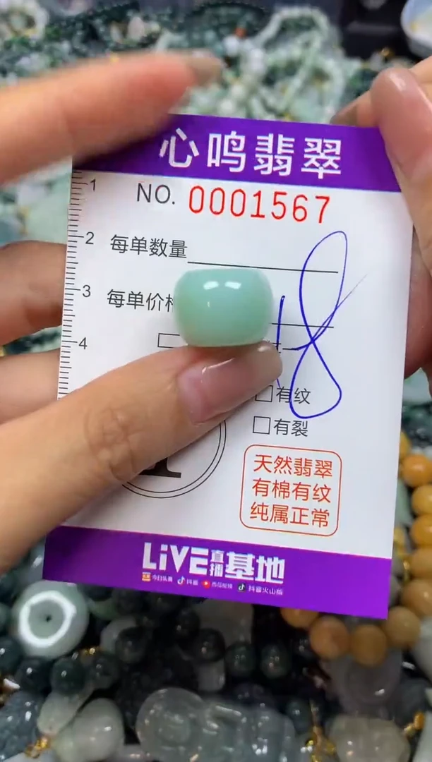 翡翠未镶嵌颈饰闪购001567