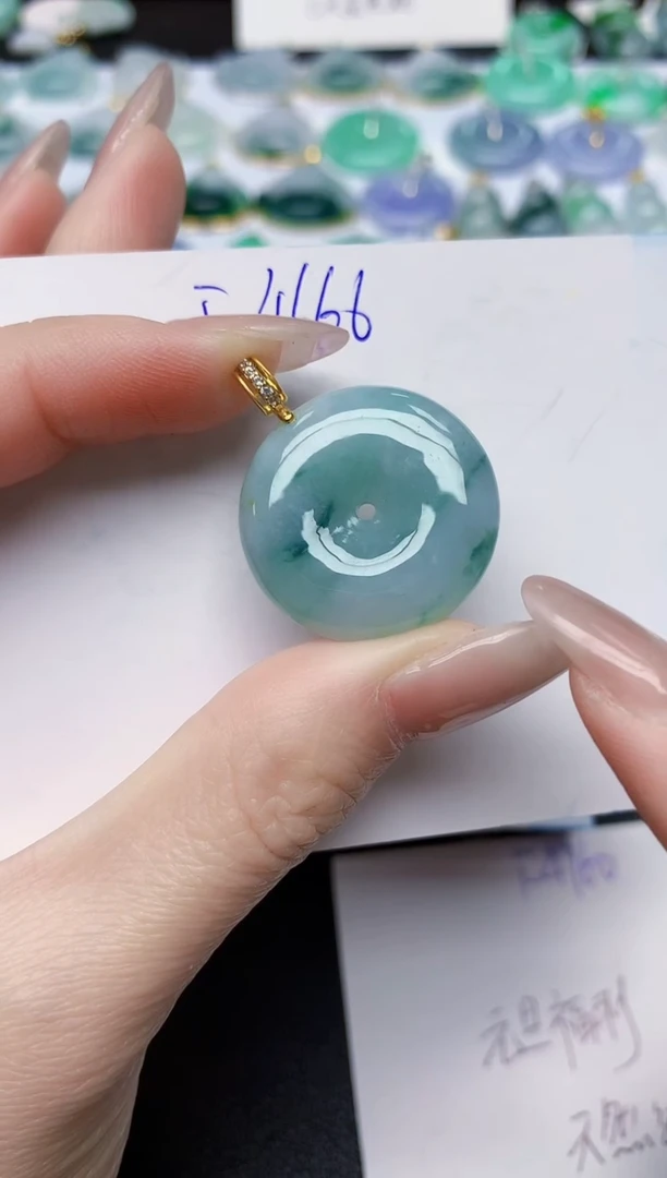 颈饰未镶嵌翡翠天然缅甸A货翡翠百元以上9元证书费自理