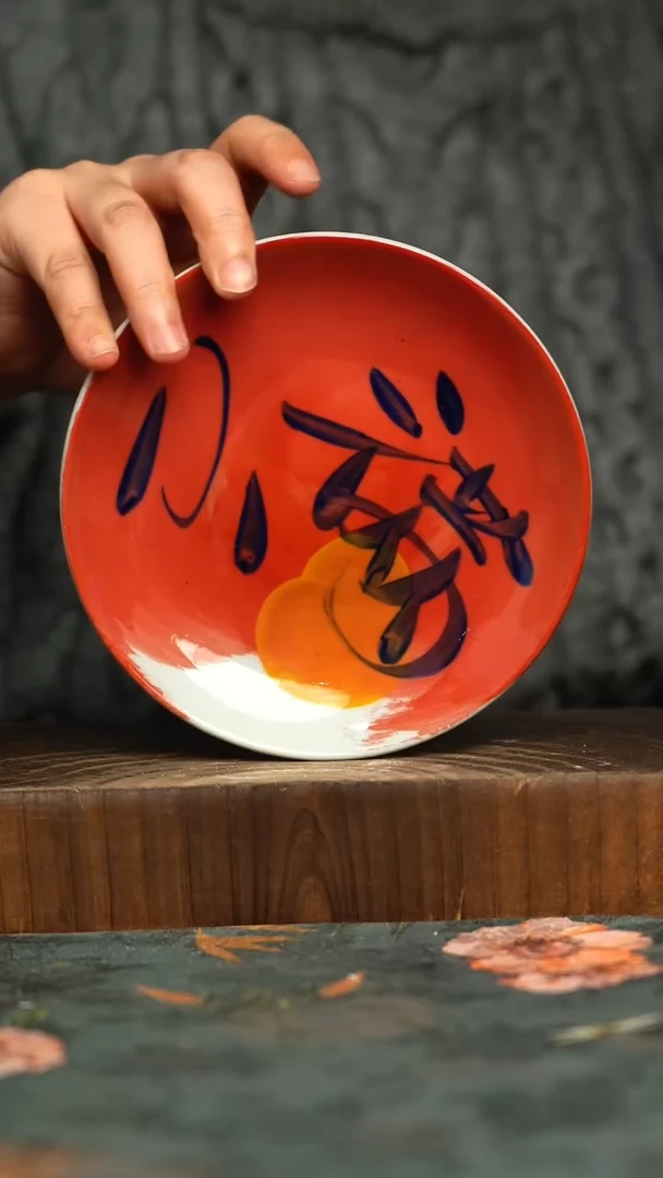 杯釉下彩手工手绘同款陶器